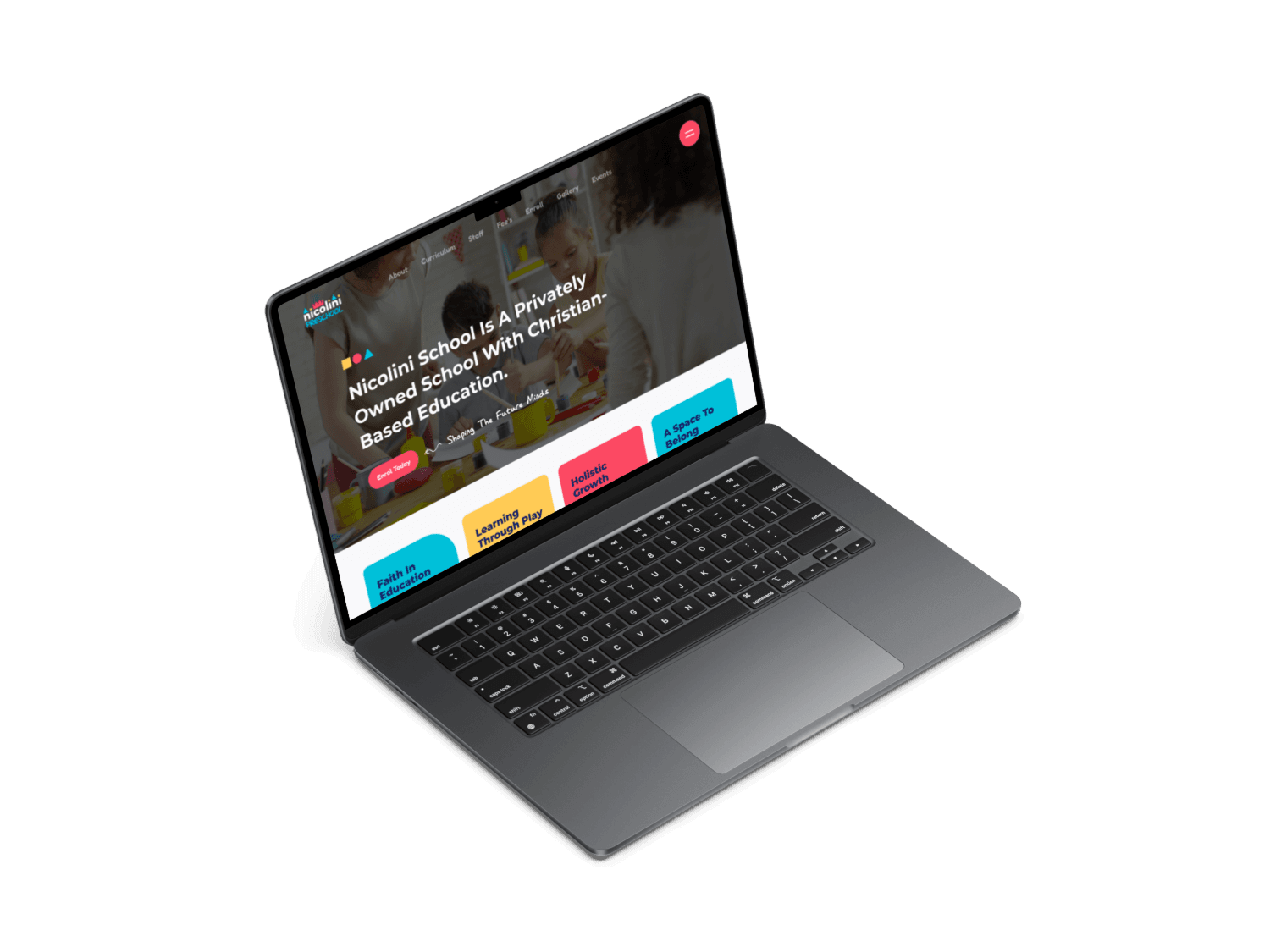 Nicolini Schools — A full redesign of a Johannesburg pre-school's website focused on marketing, SEO, and lead generation.